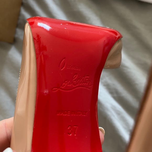Iriza 100mm nude patent Louboutins size 37 - Picture 14 of 16